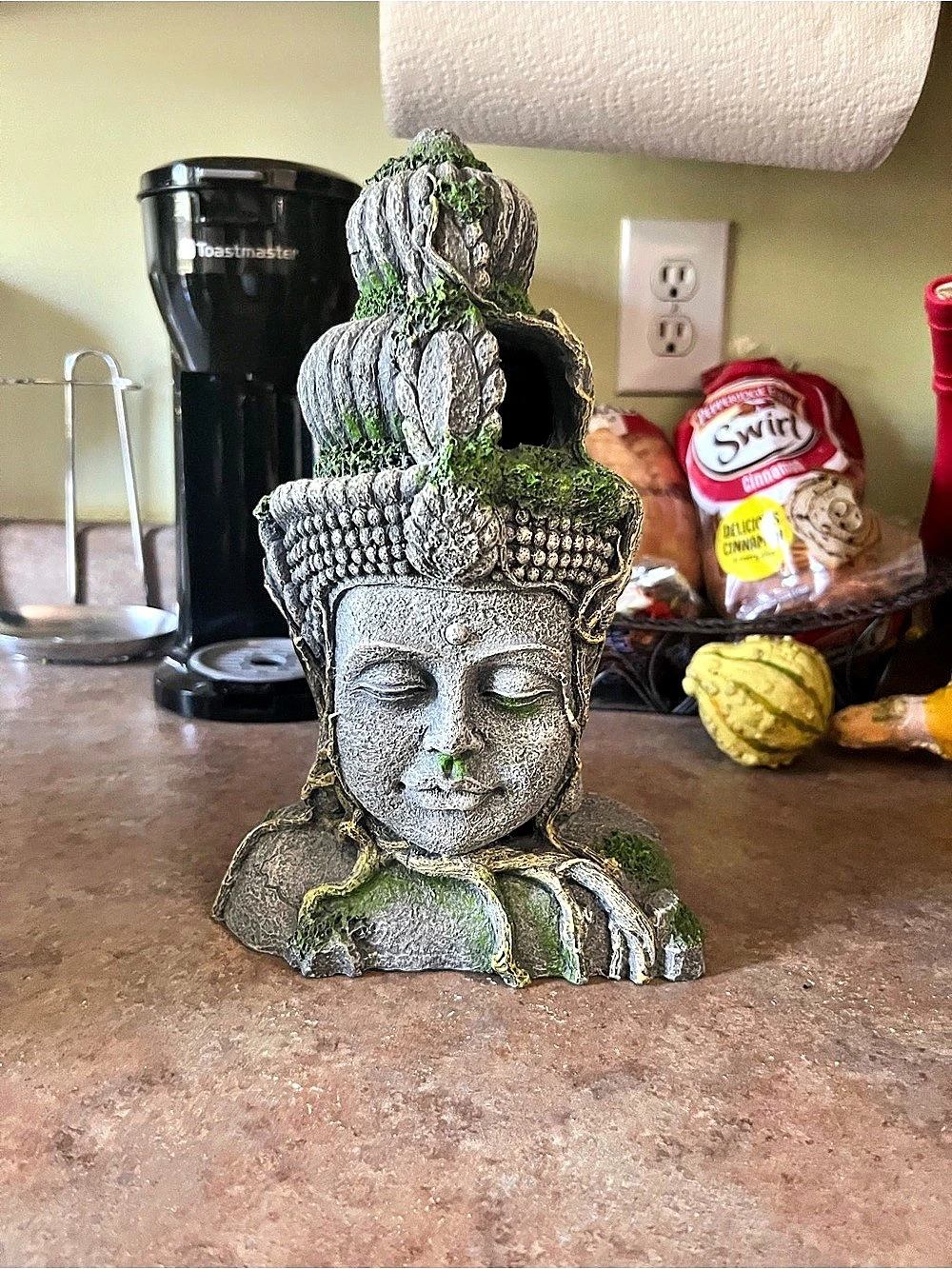 Buddah Head 11” Aquatic Sanctuary Festure